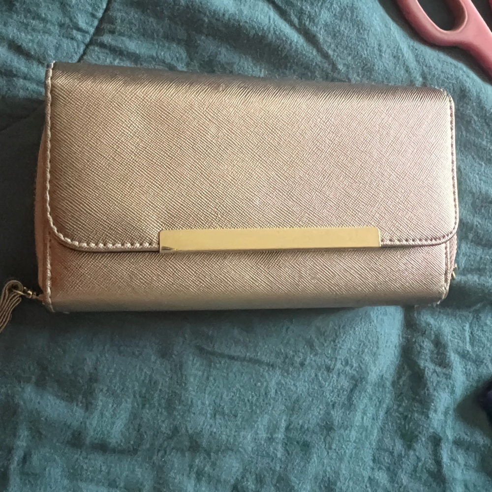Rose gold clutch/wallet